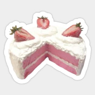 strawberry cake Sticker